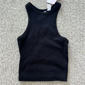 High Neck Cropped Tank